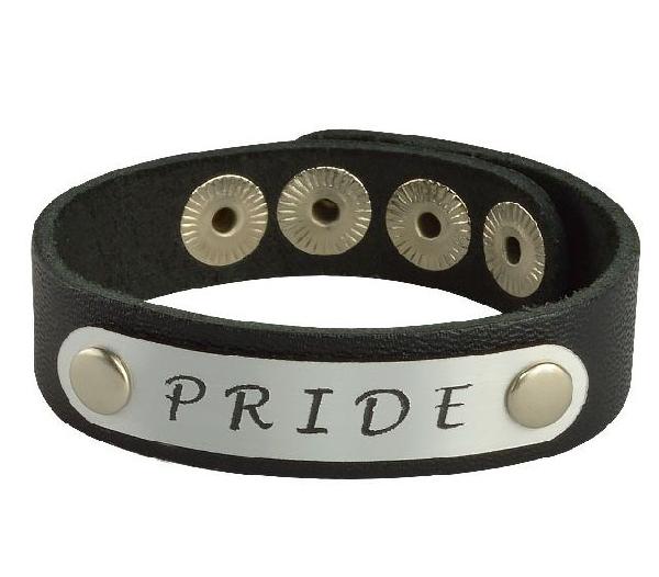 Кожаный браслет PRIDE от Sitabella