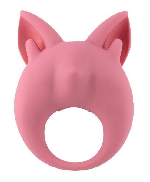Розовое перезаряжаемое эрекционное кольцо Kitten Kiki от Lola Games