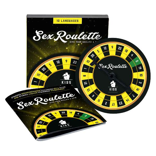 Настольная игра-рулетка Sex Roulette Kiss от Tease&Please