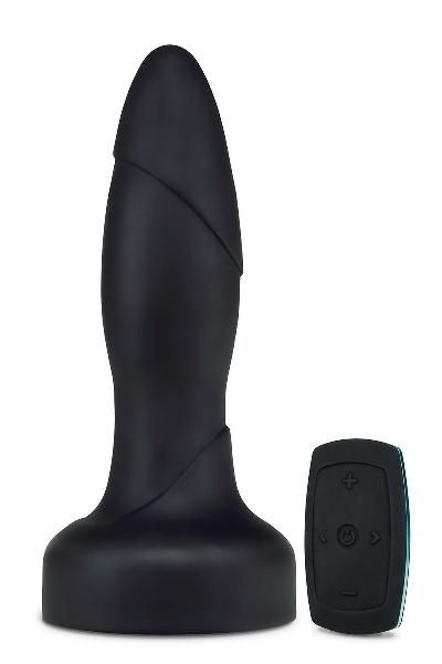 Черный анальный вибратор Drive Plug - 14,6 см. от Blush Novelties