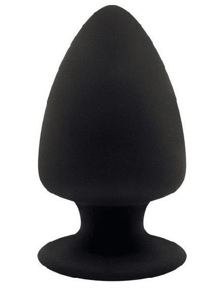 Черная анальная втулка Premium Silicone Plug XS - 8 см. от Adrien Lastic