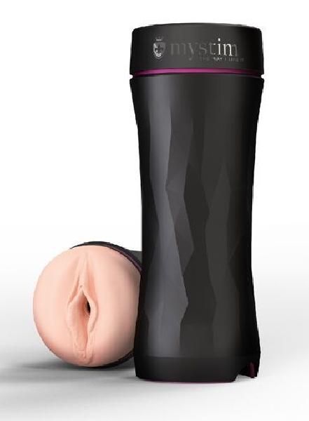 Мастурбатор-вагина в тубе OPUS E Vaginal Version с возможностью подключения электростимуляции от MyStim