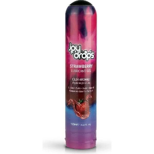 Смазка на водной основе Strawberry с ароматом клубники - 125 мл. от JoyDrops