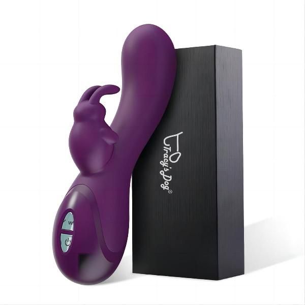 Фиолетовый вибратор-кролик Craybit Rabbit Vibrator - 21 см. от Tracy s Dog