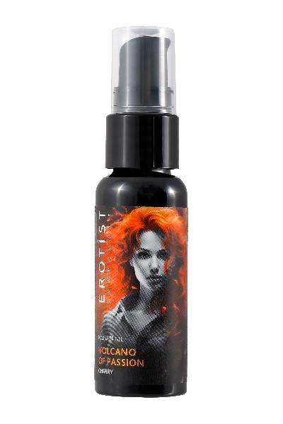 Гель с эффектом вибрации Volcano Of Passion со вкусом вишни - 25 мл. от Erotist Lubricants