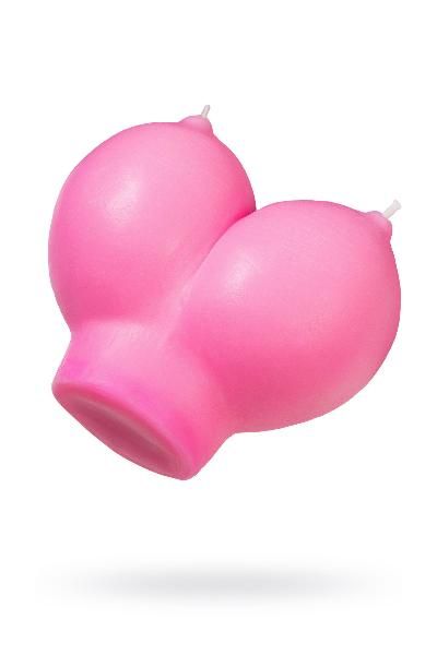 Розовая свеча «Сиськи» - 150 гр. от Pecado