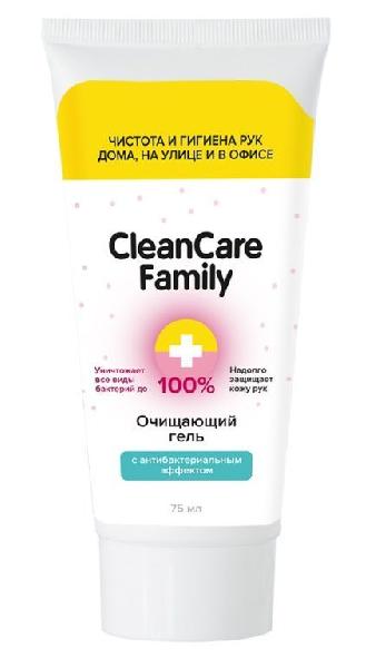 Очищающий гель с антибактериальным эффектом CleanCare Family - 75 мл. от CleanCare Family