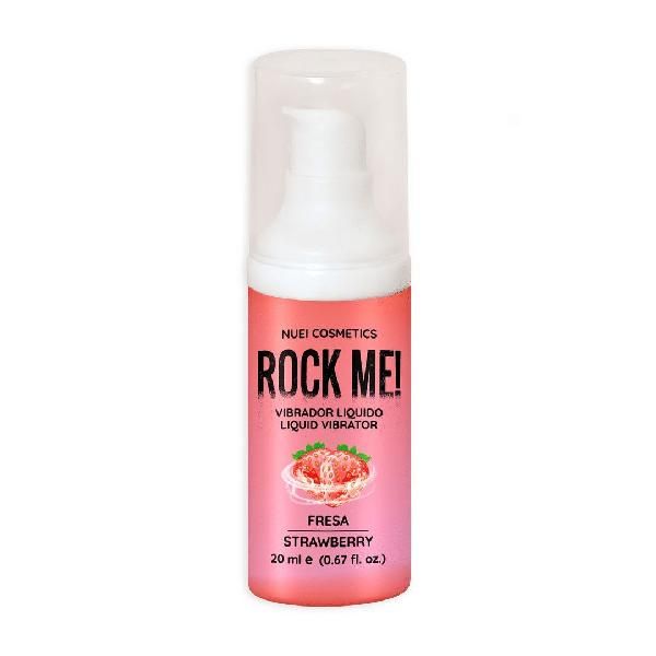 Жидкий вибратор Nuei Rock Me! с ароматом клубники - 20 мл. от Nuei cosmetics