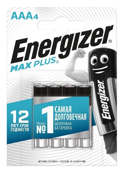 Батарейки Energizer MAX PLUS LR03/E92 AAA 1.5V - 4 шт. от Energizer
