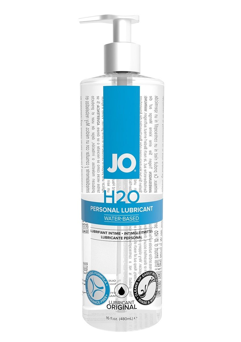 Лубрикант на водной основе JO Personal Lubricant H2O с дозатором - 480 мл. от System JO