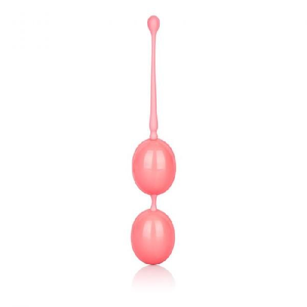 Розовые вагинальные шарики Weighted Kegel Balls от California Exotic Novelties