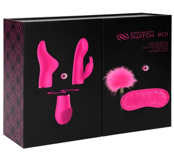 Розовый эротический набор Pleasure Kit №1 от Shots Media BV
