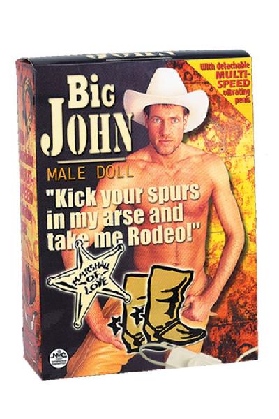 Надувная секс-кукла Big John с виброфаллосом от NMC