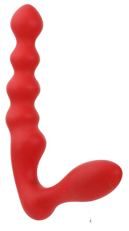 Красный силиконовый стимулятор PURRFECT SILICONE - 19 см. от Dream Toys