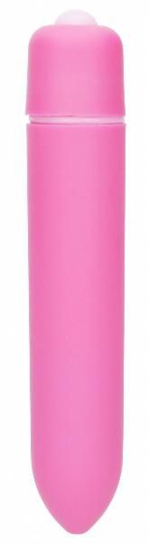 Розовая вибропуля Speed Bullet - 9,3 см. от Shots Media BV