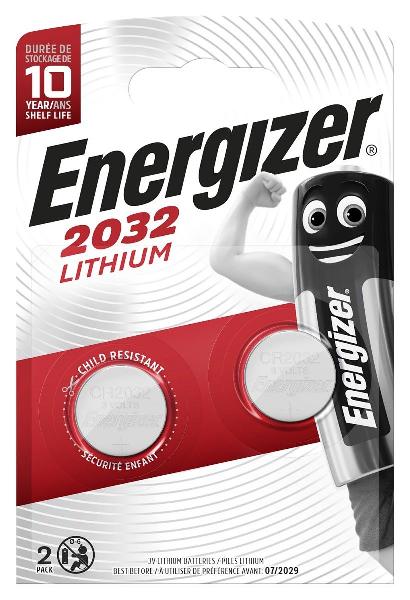 Батарейки Energizer Lithium CR2032 3V - 2 шт. от Energizer