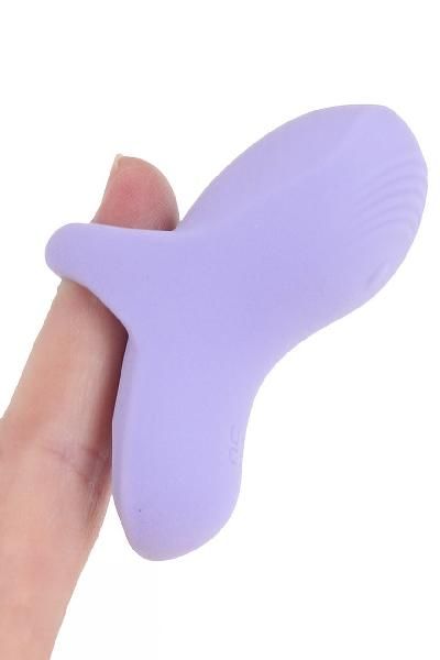 Сиреневый сенсорный вибромассажёр на палец Fuzu Sensa от Fuzu
