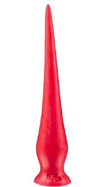 Красный фаллоимитатор  Слинк small  - 35 см. от Erasexa