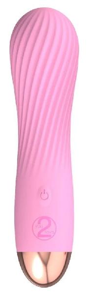 Розовый мини-вибратор Cuties 2.0 - 12,5 см. от Orion