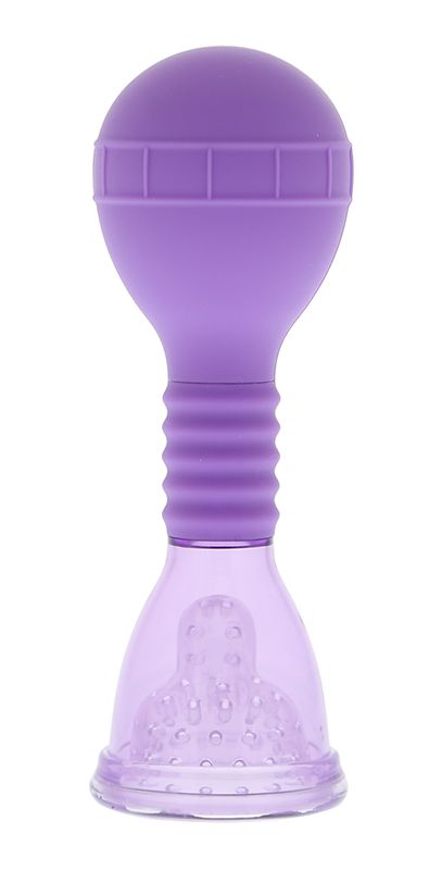 Фиолетовая помпа для клитора PREMIUM RANGE ADVANCED CLIT PUMP от Seven Creations