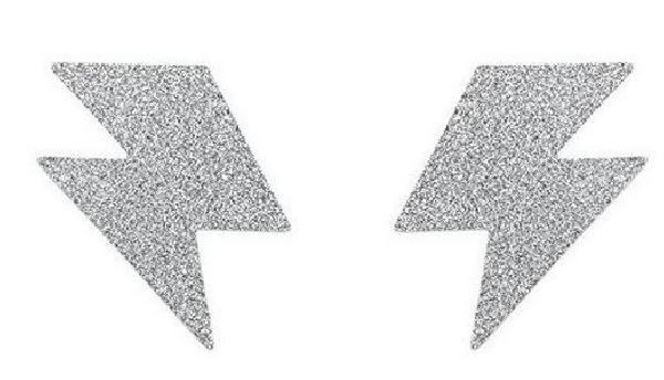 Серебристые пэстисы-молнии Flash от Bijoux Indiscrets