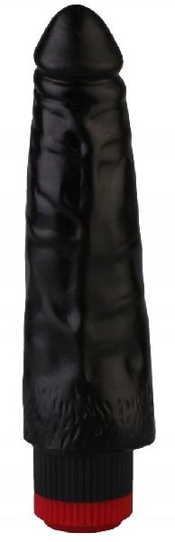 Черный реалистичный вибромассажер №3 - 17 см. от Сумерки богов