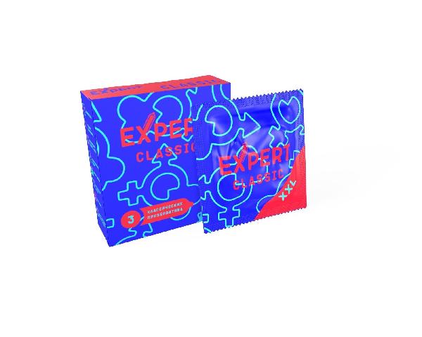Презервативы увеличенного размера Expert Classic XXL - 3 шт. от Expert