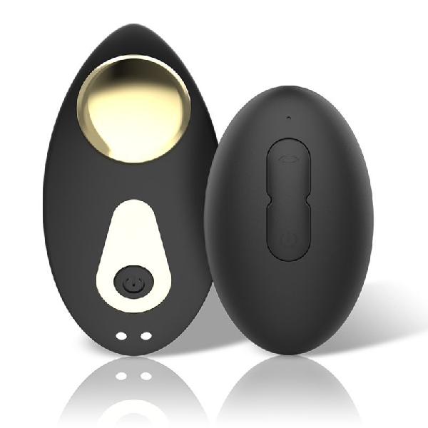 Черный перезаряжаемый вибратор в трусики с пультом ДУ от Ibiza