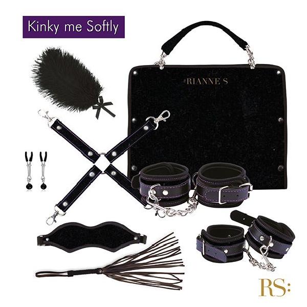 БДСМ-набор в черном цвете Kinky Me Softly от Rianne S