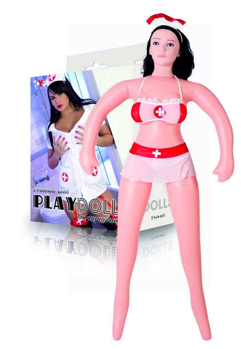 Надувная кукла-медсестра с реалистичной головой от ToyFa