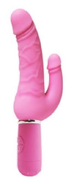 Розовый вибратор Levina Double Penis - 21,5 см. от Howells