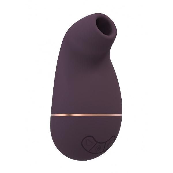 Фиолетовый клиторальный вакуум-волновой массажер Irresistible Kissable от Irresistible