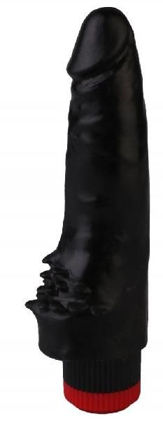 Черный реалистичный вибромассажер №10 - 17 см. от Сумерки богов