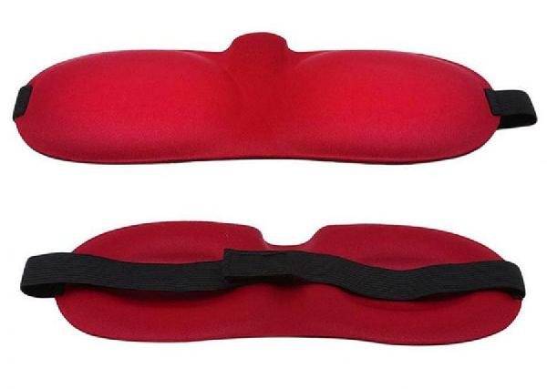 Красная глухая маска на резинке от Sitabella