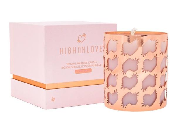 Оригинальная массажная свеча High On Love Sensual Massage Candle - 250 мл. от High on Love