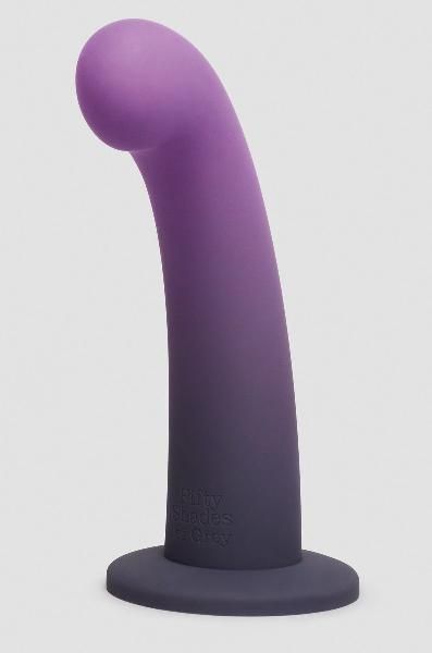 Фиолетовый, меняющий цвет фаллоимитатор Feel It Baby Colour-Changing Silicone G-Spot Dildo - 17,8 см. от Fifty Shades of Grey