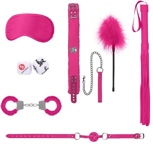 Розовый игровой набор Introductory Bondage Kit №6 от Shots Media BV