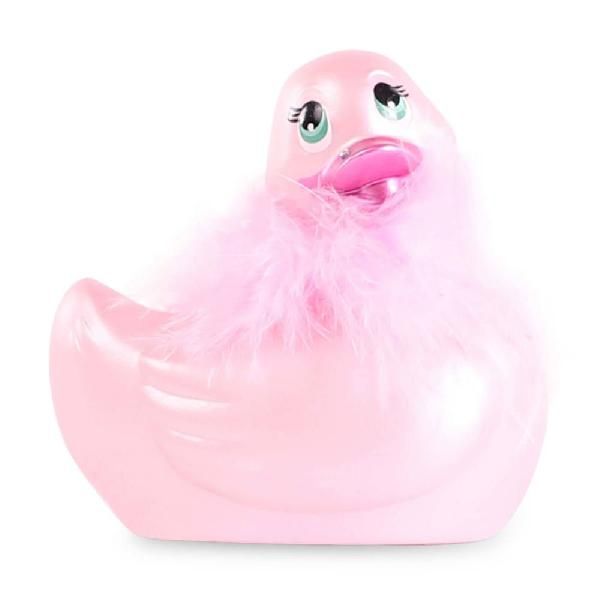 Розовый вибратор-уточка I Rub My Duckie 2.0 Paris от Big Teaze Toys