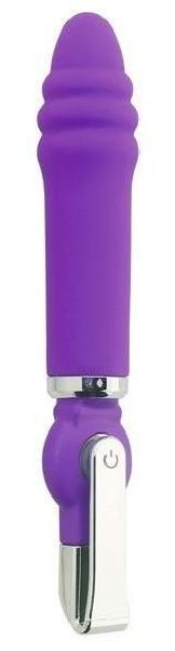Фиолетовый вибратор ALICE 20-Function Desire Vibe - 16 см. от Howells
