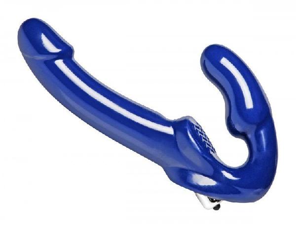Синий безремневой вибрострапон Revolver II от XR Brands