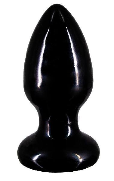 Черная анальная пробка MAGNUM 5 - 8,5 см. от LOVETOY (А-Полимер)