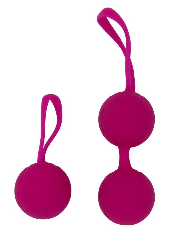 Ярко-розовый набор для тренировки вагинальных мышц Kegel Balls от RestArt