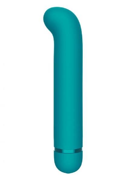 Бирюзовый перезаряжаемый вибратор Flamie - 18,5 см. от Lola toys