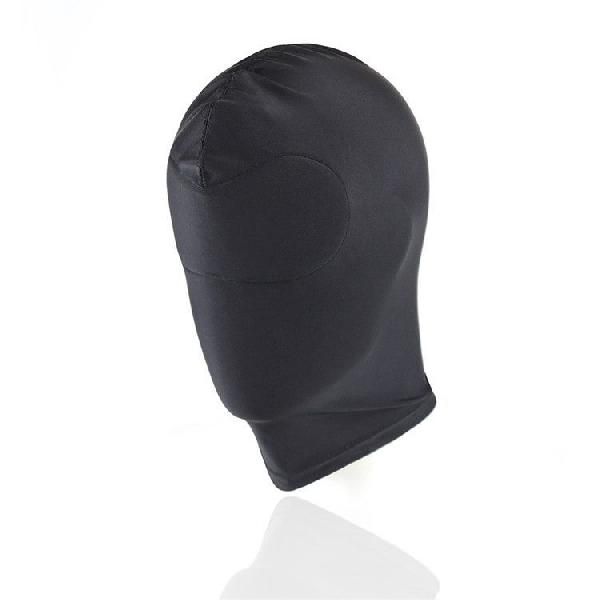 Черный текстильный шлем без прорезей для глаз от Bior toys