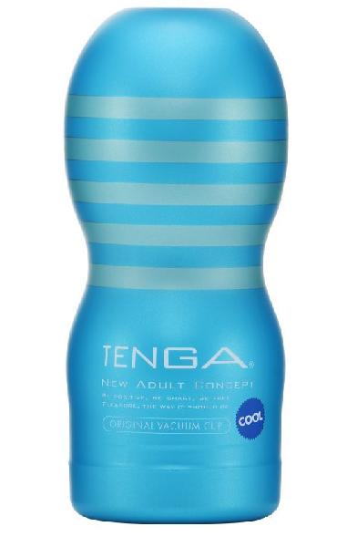 Мастурбатор с охлаждающей смазкой TENGA Original Vacuum Cup Cool от Tenga