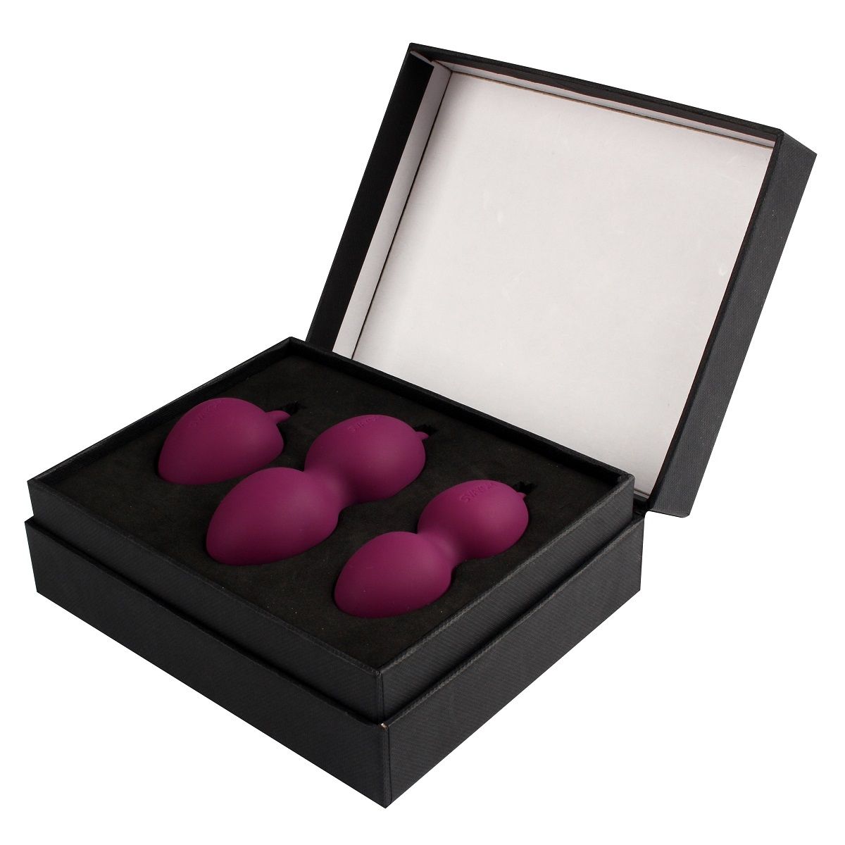 Набор фиолетовых вагинальных шариков Nova Ball со смещенным центром тяжести от Svakom