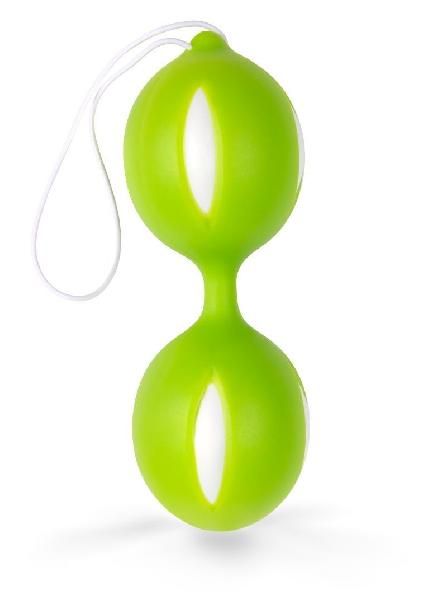 Зеленые вагинальные шарики с петелькой от Brazzers