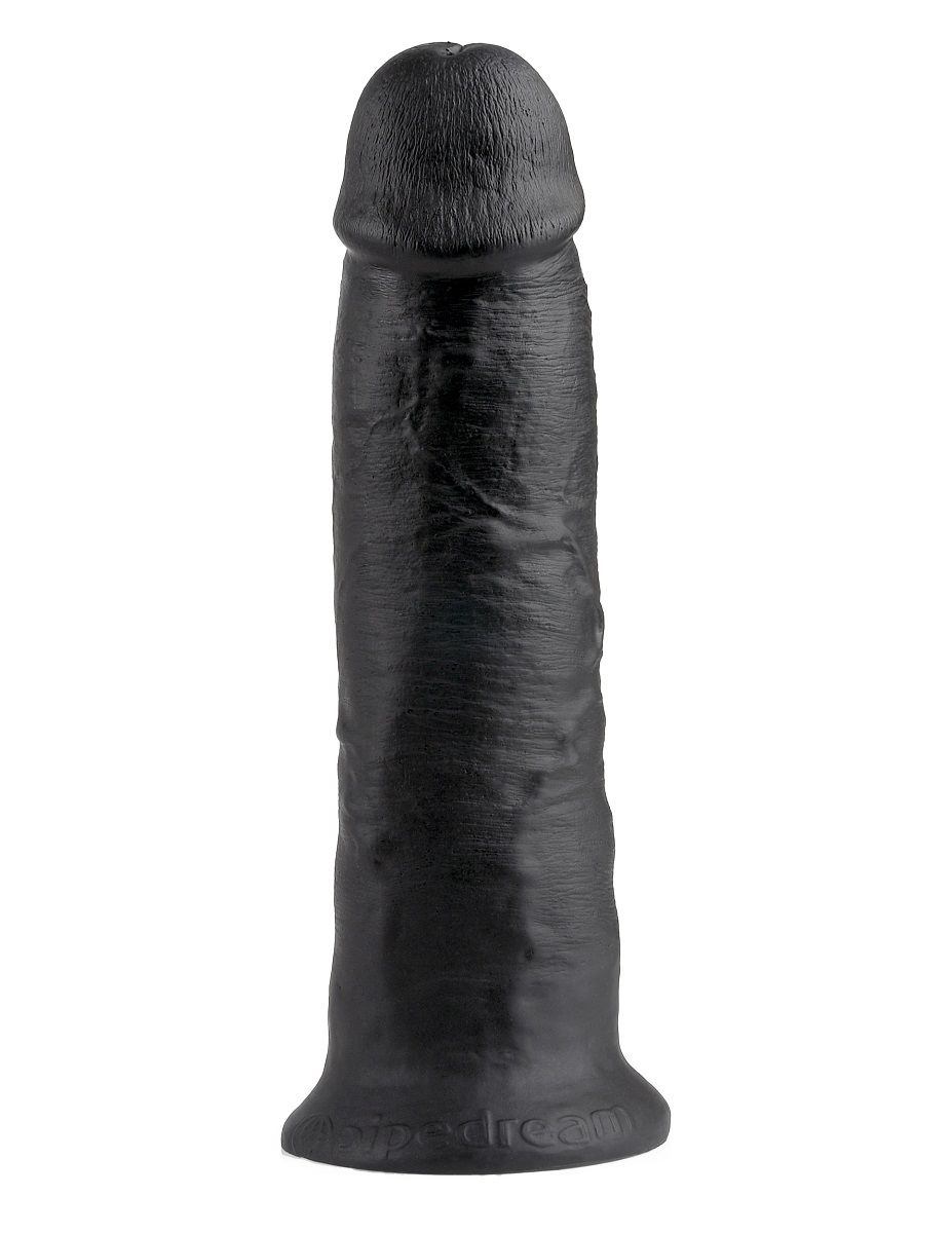 Чёрный фаллос-гигант 10  Cock - 25,4 см. от Pipedream
