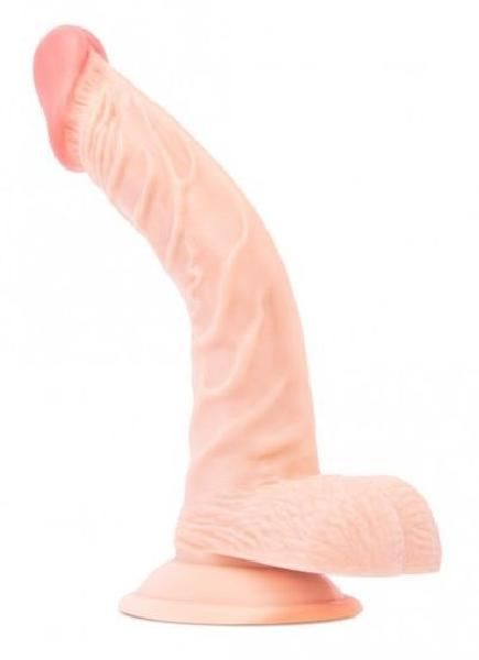 Телесный фаллоимитатор-реалистик Pink Vibe - 21 см. от Pink Vibe