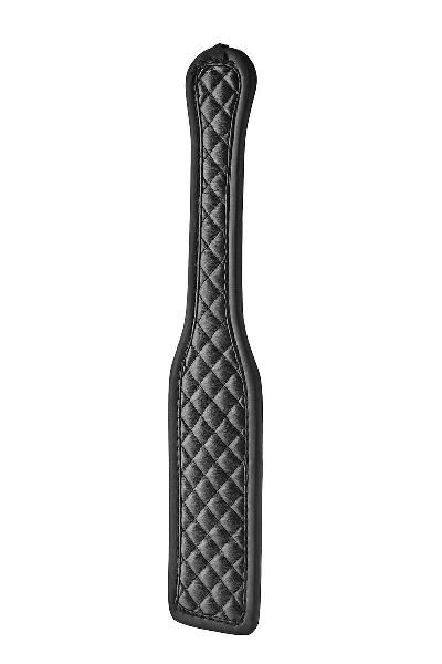 Черная шлепалка PADDLE DIAMOND - 32 см. от Dream Toys
